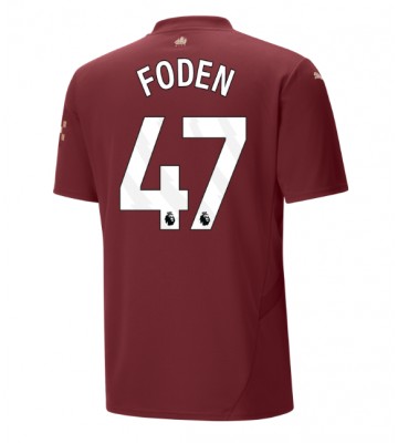 Manchester City Phil Foden #47 Alternativní Dres 2024-25 Krátkým Rukávem