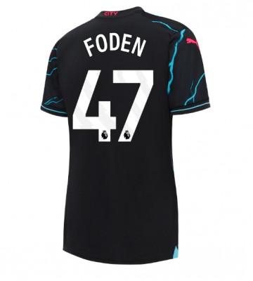 Manchester City Phil Foden #47 Alternativní Dres pro Dámy 2023-24 Krátkým Rukávem