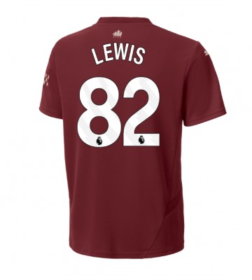 Manchester City Rico Lewis #82 Alternativní Dres 2024-25 Krátkým Rukávem