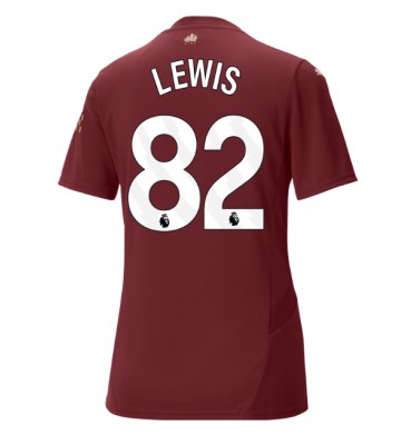 Manchester City Rico Lewis #82 Alternativní Dres pro Dámy 2024-25 Krátkým Rukávem