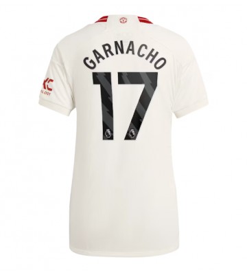 Manchester United Alejandro Garnacho #17 Alternativní Dres pro Dámy 2023-24 Krátkým Rukávem