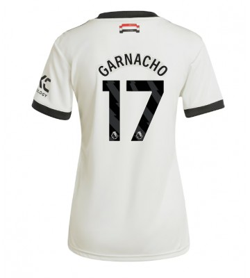 Manchester United Alejandro Garnacho #17 Alternativní Dres pro Dámy 2024-25 Krátkým Rukávem