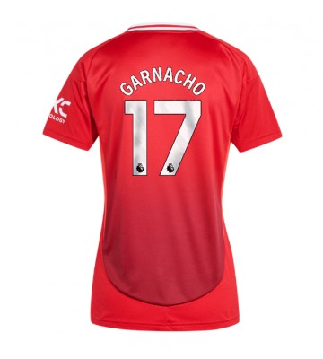 Manchester United Alejandro Garnacho #17 Domácí Dres pro Dámy 2024-25 Krátkým Rukávem