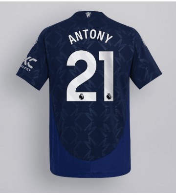 Manchester United Antony #21 Venkovní Dres 2024-25 Krátkým Rukávem