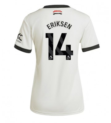 Manchester United Christian Eriksen #14 Alternativní Dres pro Dámy 2024-25 Krátkým Rukávem