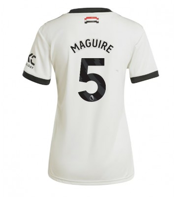 Manchester United Harry Maguire #5 Alternativní Dres pro Dámy 2024-25 Krátkým Rukávem