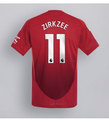 Manchester United Joshua Zirkzee #11 Domácí Dres 2024-25 Krátkým Rukávem