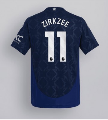 Manchester United Joshua Zirkzee #11 Venkovní Dres 2024-25 Krátkým Rukávem