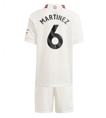 Manchester United Lisandro Martinez #6 Alternativní dres komplet pro Děti 2023-24 Krátkým Rukávem (+ Krátké kalhoty)