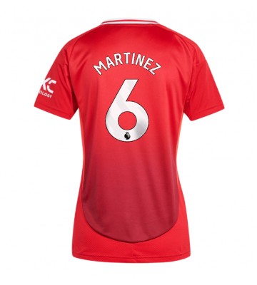 Manchester United Lisandro Martinez #6 Domácí Dres pro Dámy 2024-25 Krátkým Rukávem