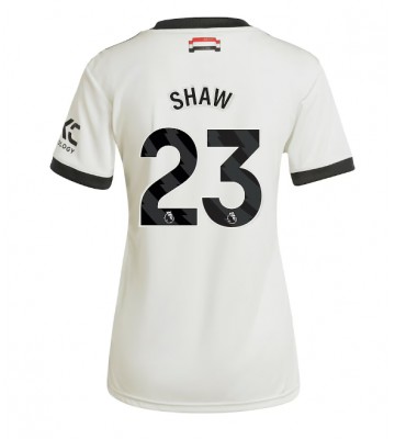 Manchester United Luke Shaw #23 Alternativní Dres pro Dámy 2024-25 Krátkým Rukávem