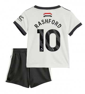 Manchester United Marcus Rashford #10 Alternativní dres komplet pro Děti 2024-25 Krátkým Rukávem (+ Krátké kalhoty)