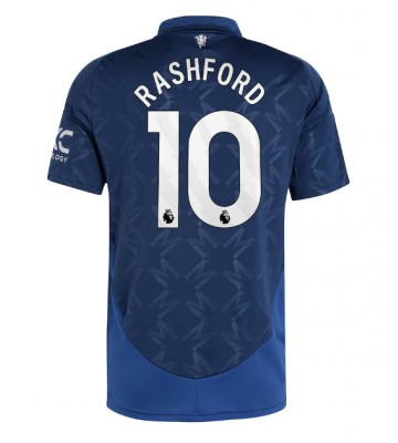 Manchester United Marcus Rashford #10 Venkovní Dres 2024-25 Krátkým Rukávem