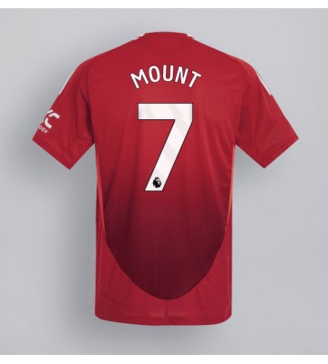 Manchester United Mason Mount #7 Domácí Dres 2024-25 Krátkým Rukávem