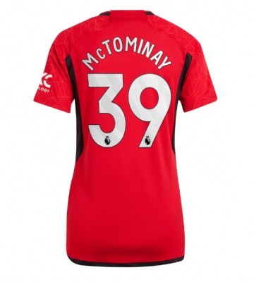 Manchester United Scott McTominay #39 Domácí Dres pro Dámy 2023-24 Krátkým Rukávem