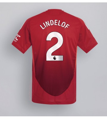 Manchester United Victor Lindelof #2 Domácí Dres 2024-25 Krátkým Rukávem