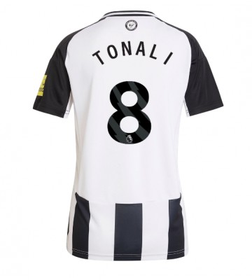 Newcastle United Sandro Tonali #8 Domácí Dres pro Dámy 2024-25 Krátkým Rukávem