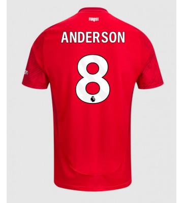 Nottingham Forest Elliot Anderson #8 Domácí Dres 2024-25 Krátkým Rukávem