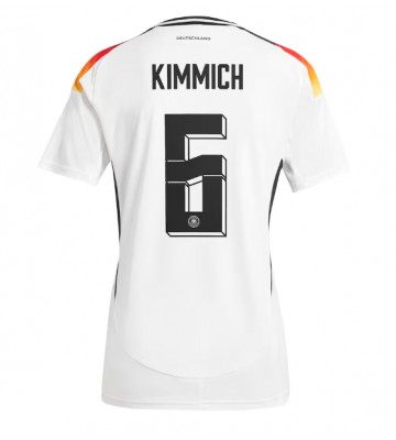 Německo Joshua Kimmich #6 Domácí Dres pro Dámy ME 2024 Krátkým Rukávem