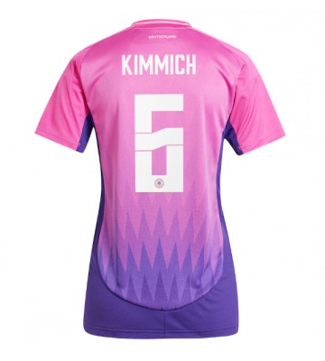 Německo Joshua Kimmich #6 Venkovní Dres pro Dámy ME 2024 Krátkým Rukávem