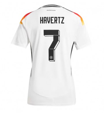 Německo Kai Havertz #7 Domácí Dres pro Dámy ME 2024 Krátkým Rukávem