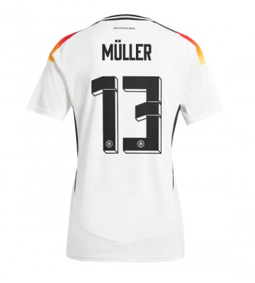 Německo Thomas Muller #13 Domácí Dres ME 2024 Krátkým Rukávem