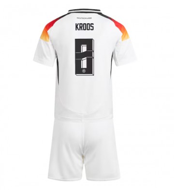 Německo Toni Kroos #8 Domácí dres komplet pro Děti ME 2024 Krátkým Rukávem (+ Krátké kalhoty)