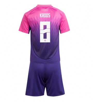 Německo Toni Kroos #8 Venkovní dres komplet pro Děti ME 2024 Krátkým Rukávem (+ Krátké kalhoty)