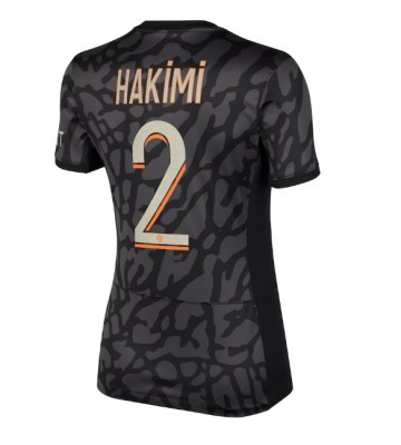 Paris Saint-Germain Achraf Hakimi #2 Alternativní Dres pro Dámy 2023-24 Krátkým Rukávem