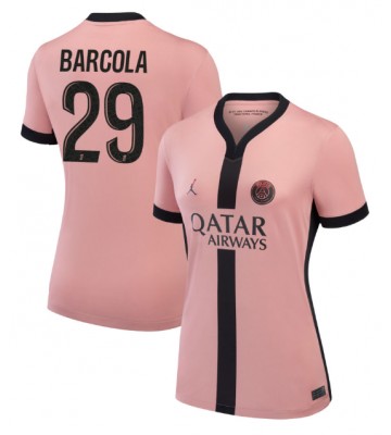 Paris Saint-Germain Bradley Barcola #29 Alternativní Dres pro Dámy 2024-25 Krátkým Rukávem