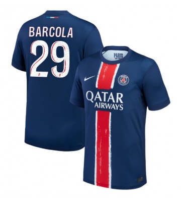 Paris Saint-Germain Bradley Barcola #29 Domácí Dres 2024-25 Krátkým Rukávem