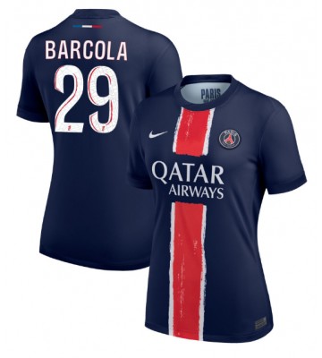 Paris Saint-Germain Bradley Barcola #29 Domácí Dres pro Dámy 2024-25 Krátkým Rukávem