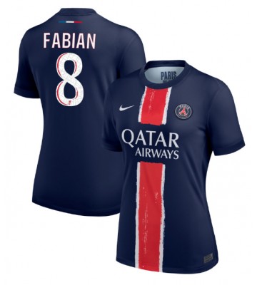 Paris Saint-Germain Fabian Ruiz #8 Domácí Dres pro Dámy 2024-25 Krátkým Rukávem