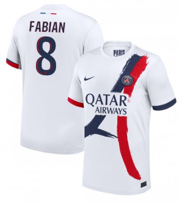 Paris Saint-Germain Fabian Ruiz #8 Venkovní Dres 2024-25 Krátkým Rukávem