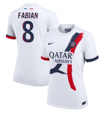 Paris Saint-Germain Fabian Ruiz #8 Venkovní Dres pro Dámy 2024-25 Krátkým Rukávem