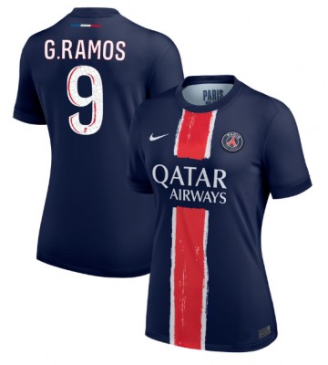 Paris Saint-Germain Goncalo Ramos #9 Domácí Dres pro Dámy 2024-25 Krátkým Rukávem