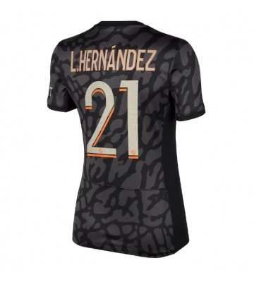 Paris Saint-Germain Lucas Hernandez #21 Alternativní Dres pro Dámy 2023-24 Krátkým Rukávem