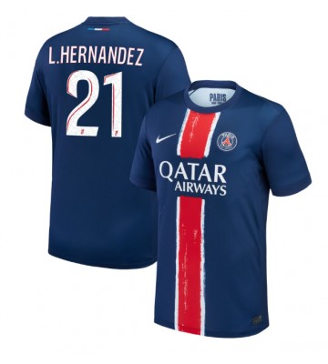 Paris Saint-Germain Lucas Hernandez #21 Domácí Dres 2024-25 Krátkým Rukávem