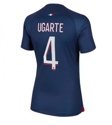 Paris Saint-Germain Manuel Ugarte #4 Domácí Dres pro Dámy 2023-24 Krátkým Rukávem