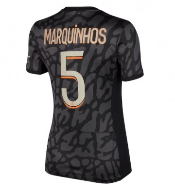 Paris Saint-Germain Marquinhos #5 Alternativní Dres pro Dámy 2023-24 Krátkým Rukávem