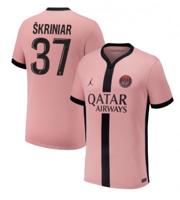 Paris Saint-Germain Milan Skriniar #37 Alternativní Dres 2024-25 Krátkým Rukávem