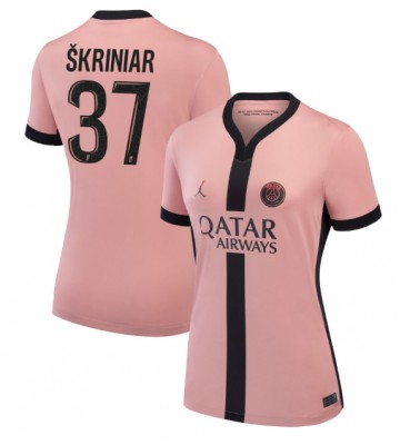 Paris Saint-Germain Milan Skriniar #37 Alternativní Dres pro Dámy 2024-25 Krátkým Rukávem