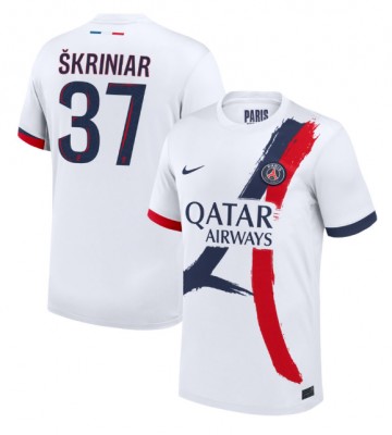 Paris Saint-Germain Milan Skriniar #37 Venkovní Dres 2024-25 Krátkým Rukávem