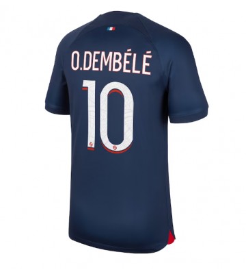 Paris Saint-Germain Ousmane Dembele #10 Domácí Dres 2023-24 Krátkým Rukávem