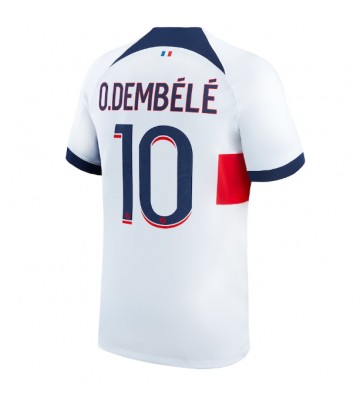 Paris Saint-Germain Ousmane Dembele #10 Venkovní Dres 2023-24 Krátkým Rukávem