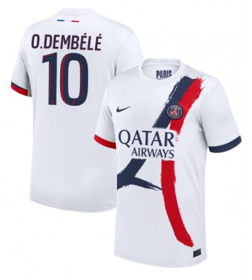 Paris Saint-Germain Ousmane Dembele #10 Venkovní Dres 2024-25 Krátkým Rukávem