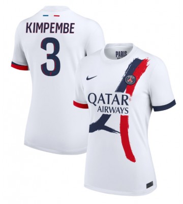 Paris Saint-Germain Presnel Kimpembe #3 Venkovní Dres pro Dámy 2024-25 Krátkým Rukávem