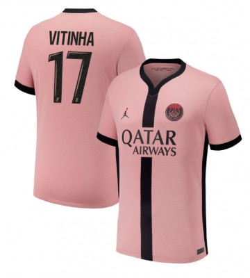 Paris Saint-Germain Vitinha #17 Alternativní Dres 2024-25 Krátkým Rukávem