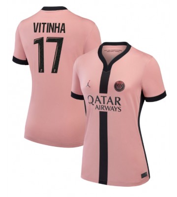 Paris Saint-Germain Vitinha #17 Alternativní Dres pro Dámy 2024-25 Krátkým Rukávem