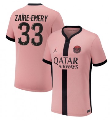 Paris Saint-Germain Warren Zaire-Emery #33 Alternativní Dres 2024-25 Krátkým Rukávem